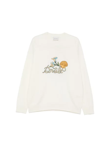Sweter Drole De Monsieur biały