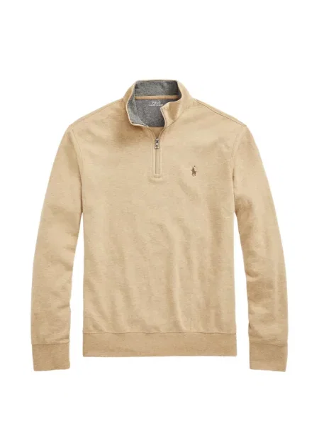 Scurt șapcă Polo Ralph Lauren cu broderie din jerseu maro