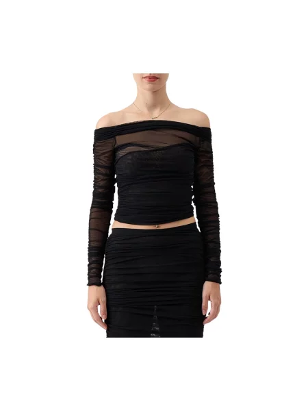 Bluzka Federica Tosi tiulowa czarna