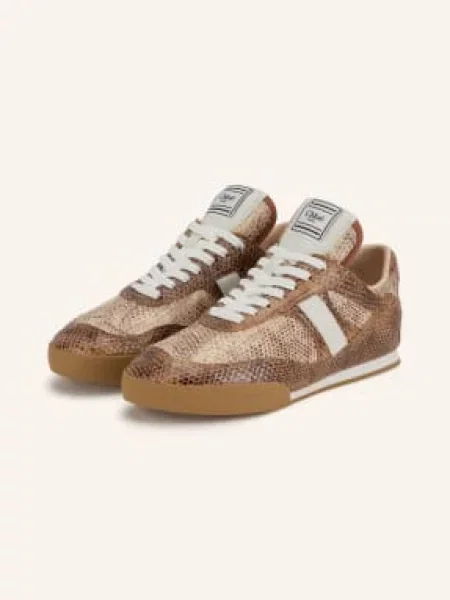 Chloé Sneakersy Kick wild brown hnědé