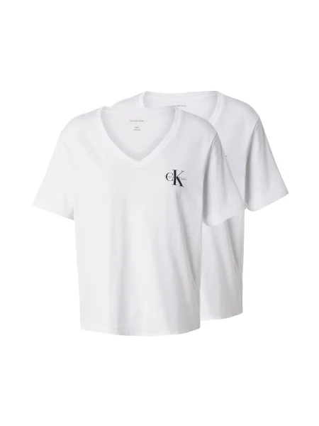 Calvin Klein Jeans Tricou gri închis / negru alb