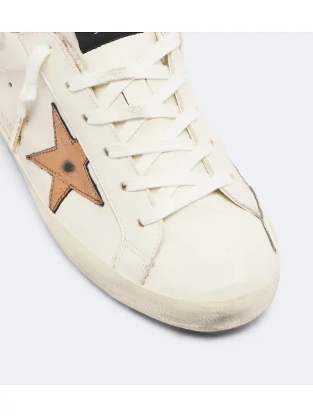Sneakerși Golden Goose din piele alb