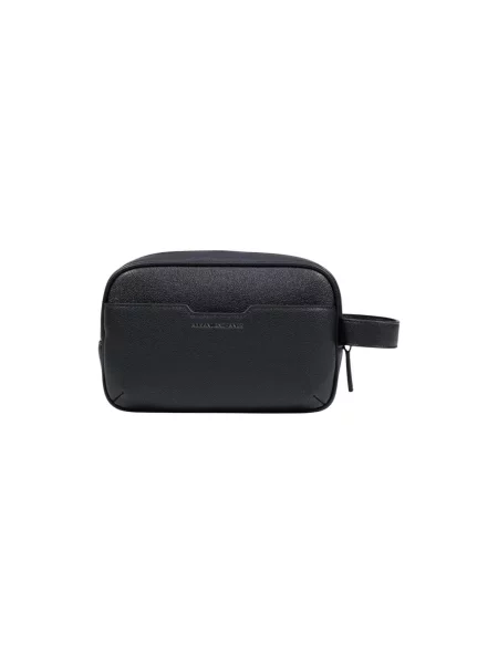 Pungă cosmetică Armani Exchange negru