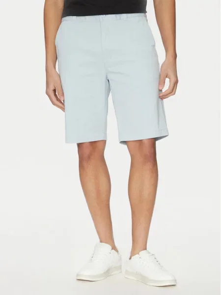 HUGO Шорти от плат Син светлосиньо