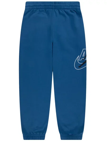 Jordan Pantaloni AIR albastru închis / negru alb