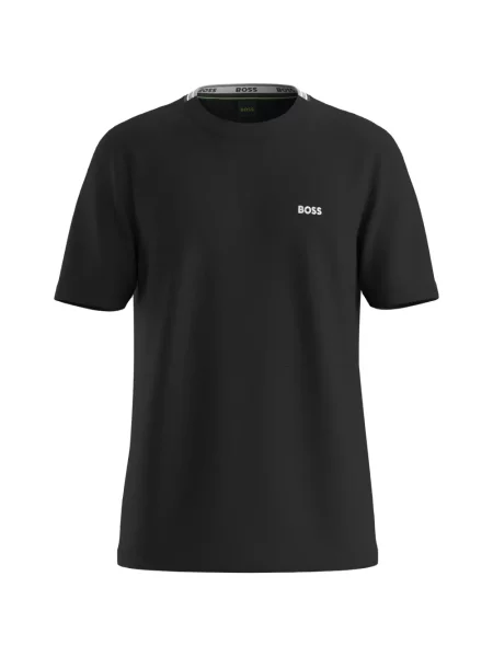 Tricou Boss cu decolteu rotund negru