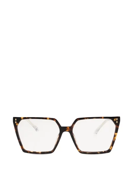Ochelari de soare Isabel Marant Eyewear cu imprimeu geometric maro