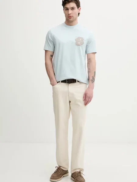 BOSS tricou bărbătesc din C-Tigerman albastru
