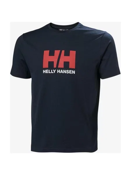 Koszulka Helly Hansen Logo granatowa XS niebieska