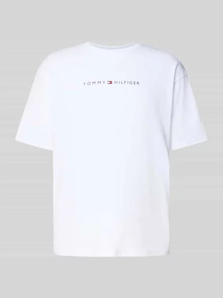 T-shirt o kroju relaxed fit z czystej bawełny Tommy Hilfiger biała