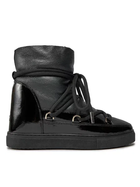 Μπότες Χιονιού Inuikii Gloss Wedge μαύρο