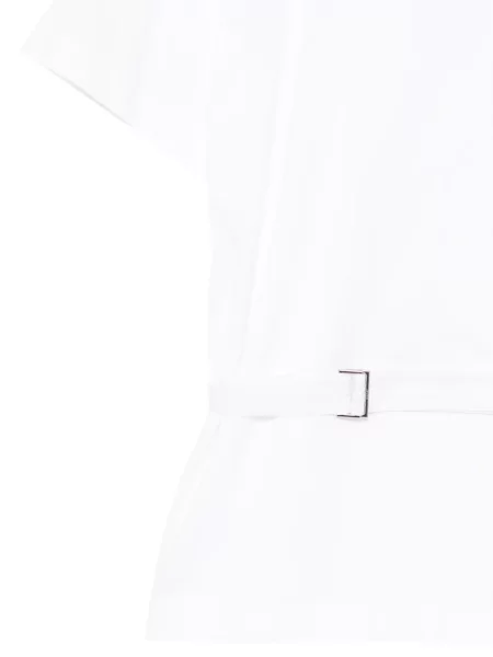 Tricou Sacai din poplin alb
