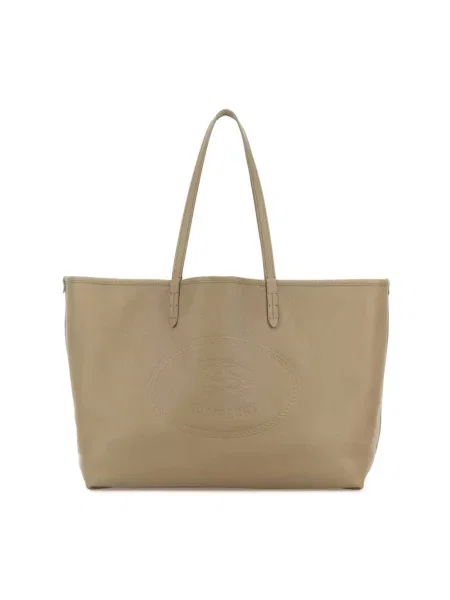 Shopperka Burberry skórzana beżowa