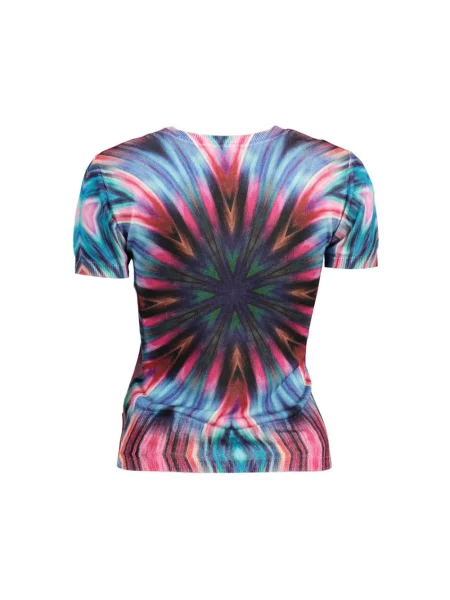 Wielobarwność sweter Desigual niebieski