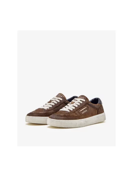 Sneakersy Ghoud zamszowe brązowe