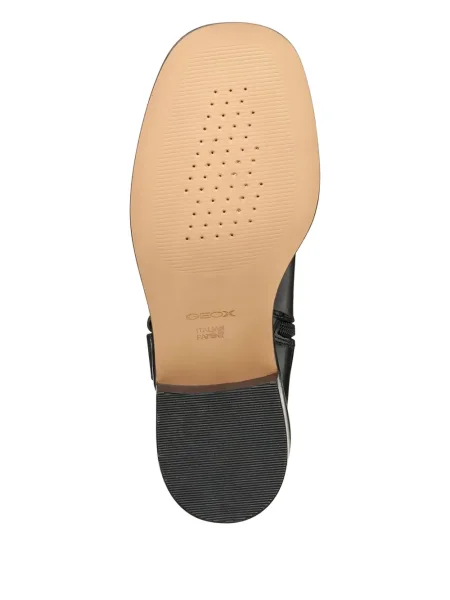Botine Geox cu cataramă negru