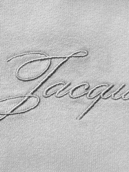 Μπλούζα Jacquemus με κέντημα κομμένο γκρι