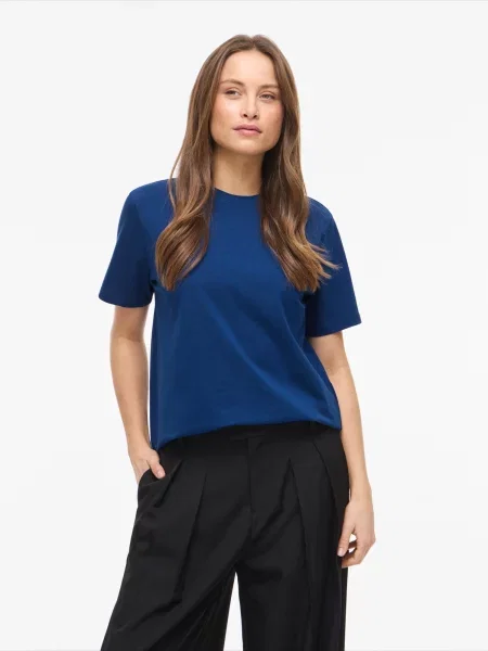 VILA Tricou VINora bleumarin