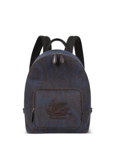 Rucsac Etro cu model paisley albastru