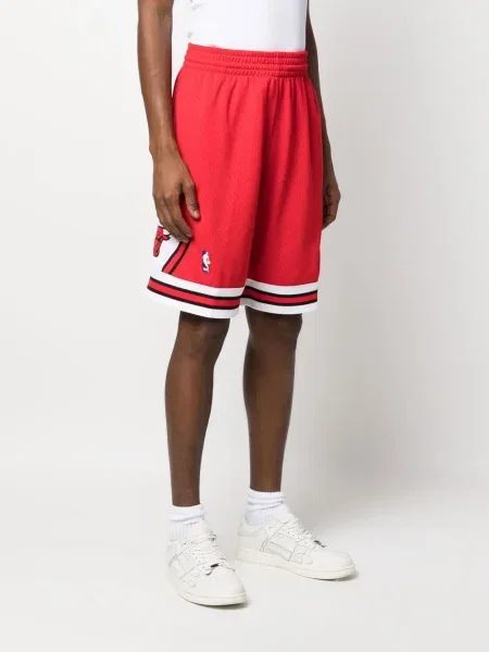 Pantaloni scurți Mitchell & Ness roșu