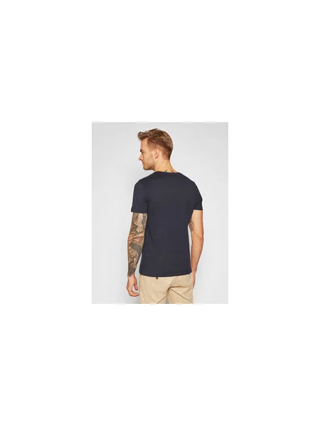 Tommy Hilfiger Póló Core Logo Tee Slim Fit sötétkék