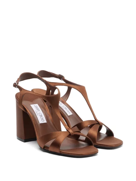 Sandale Jimmy Choo cu bretele maro