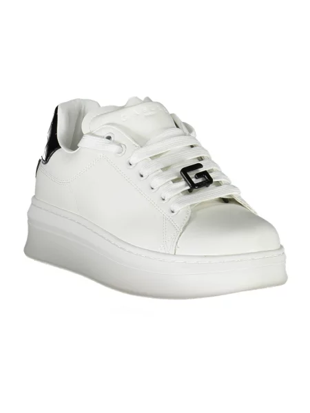 Sneakersy Gaëlle Paris wiązane białe