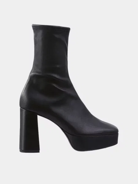 Ботинки Hogl из микрофибры черные