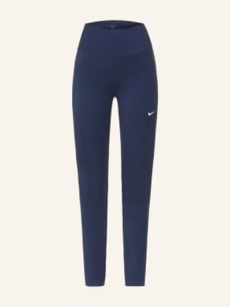 Nike Rajstopy One blau granatowe