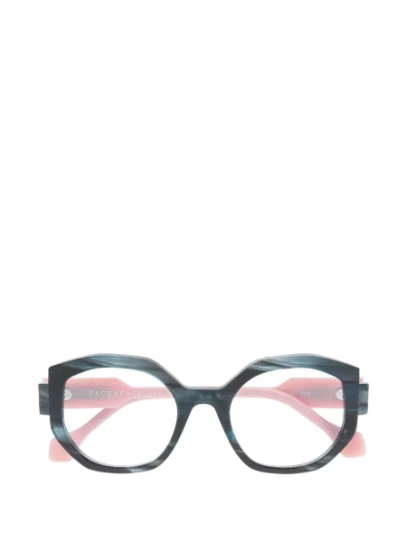 Ochelari de soare Face à Face cu imprimeu geometric albastru
