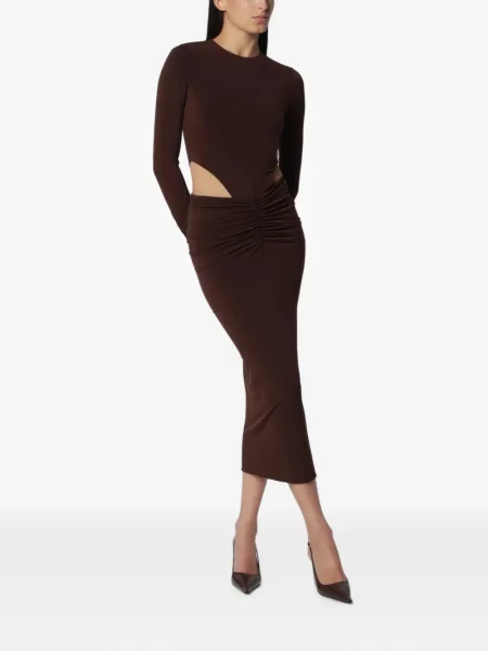 Rochie midi The Andamane maro