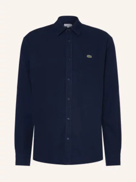 Lacoste Koszula Flanelowa O Kroju Regular Fit blau granatowa
