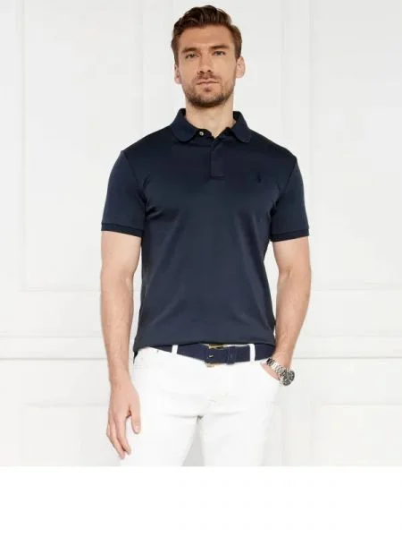 POLO RALPH LAUREN Tenisz póló | Custom fit kék