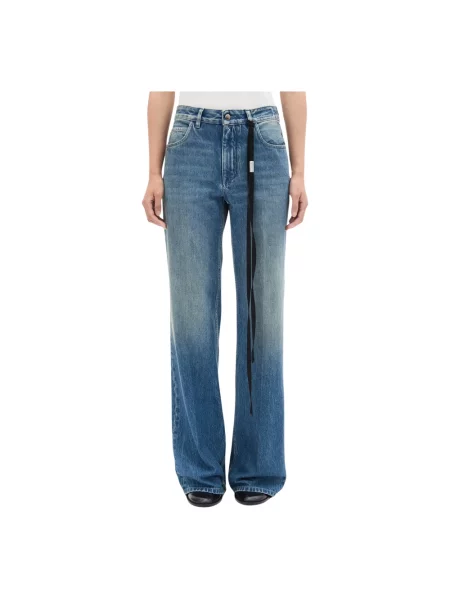 Proste jeansy Ann Demeulemeester niebieskie