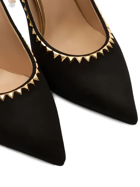 Pantofi cu toc Casadei cu tepi negru
