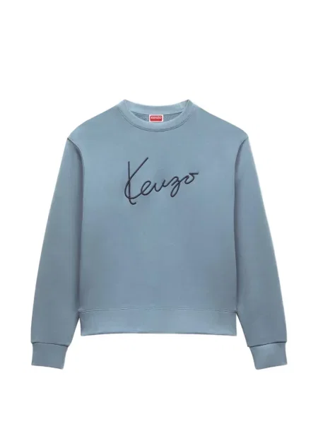 Hanorac Kenzo cu broderie albastru