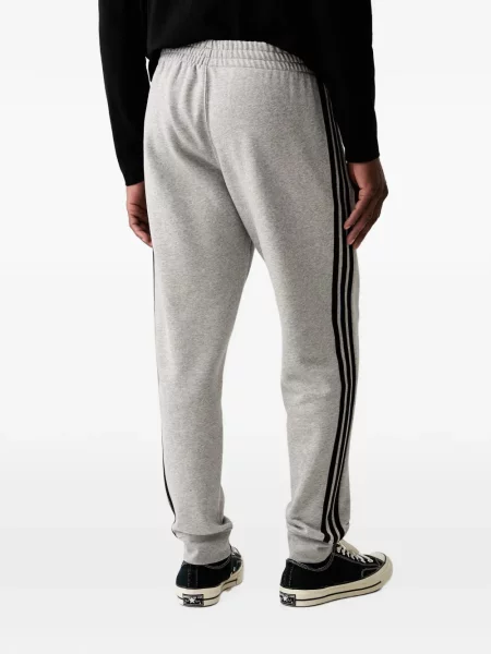 Pantaloni Adidas cu dungi cu platformă cu imagine negru