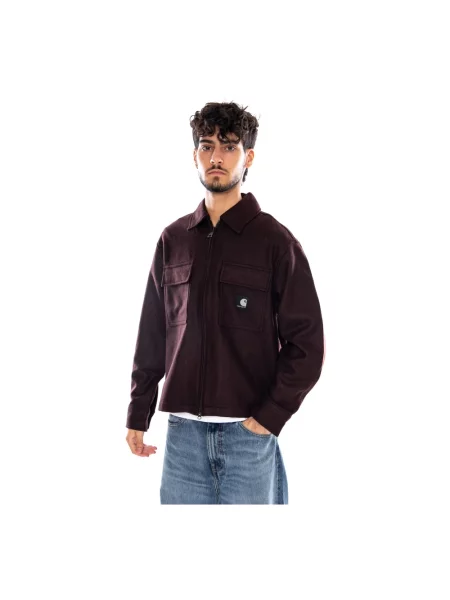 Lekka kurtka Carhartt Wip brązowa