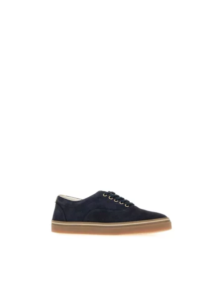 Sneakersy Brunello Cucinelli zamszowe niebieskie