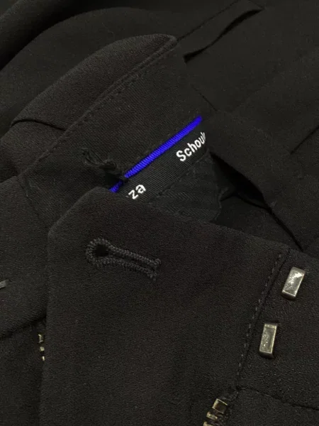 Hlače Proenza Schouler visoki struk crna