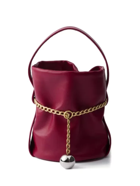 Geantă Prada din piele violet