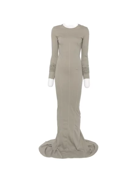 Lung rochie maxi Rick Owens Drkshdw verde