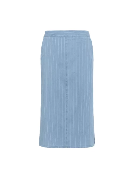 Spódnica jeansowa Part Two w paski niebieska