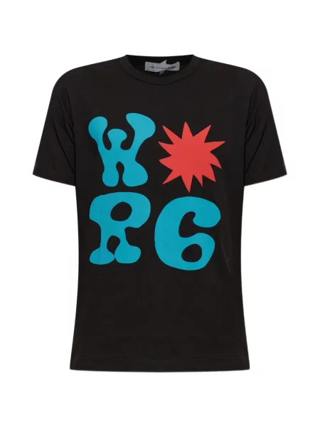 Tricou Comme Des Garçons cu imagine negru