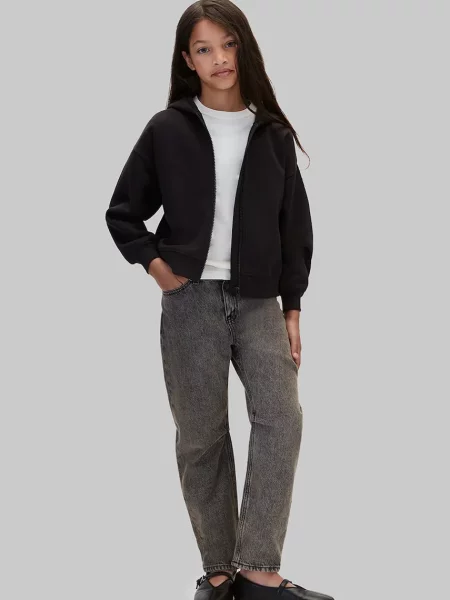 Суичър с качулка Calvin Klein Jeans черно
