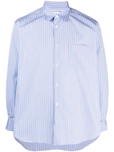 Cămașă Comme Des Garçons Shirt lungă albastru