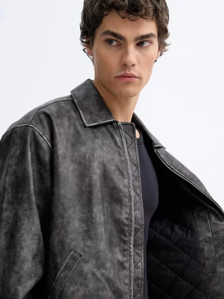 Джинсовая куртка Karl Lagerfeld Jeans серая