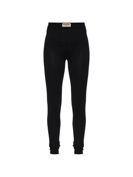 Leggings Dsquared2 cu autograf negru