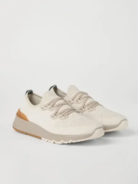 Sneakerși Brunello Cucinelli tricotate