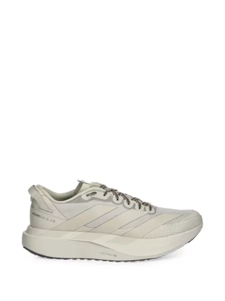 Pantaloni Adidas tricotate cu autograf alergare albastru